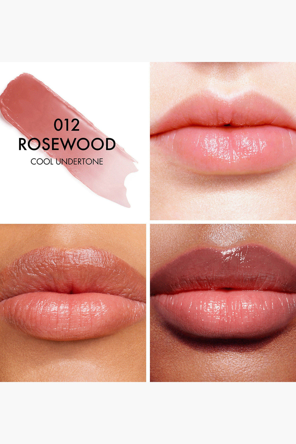 Dior Addict Lip Glow 012 Rosewood cool undertone