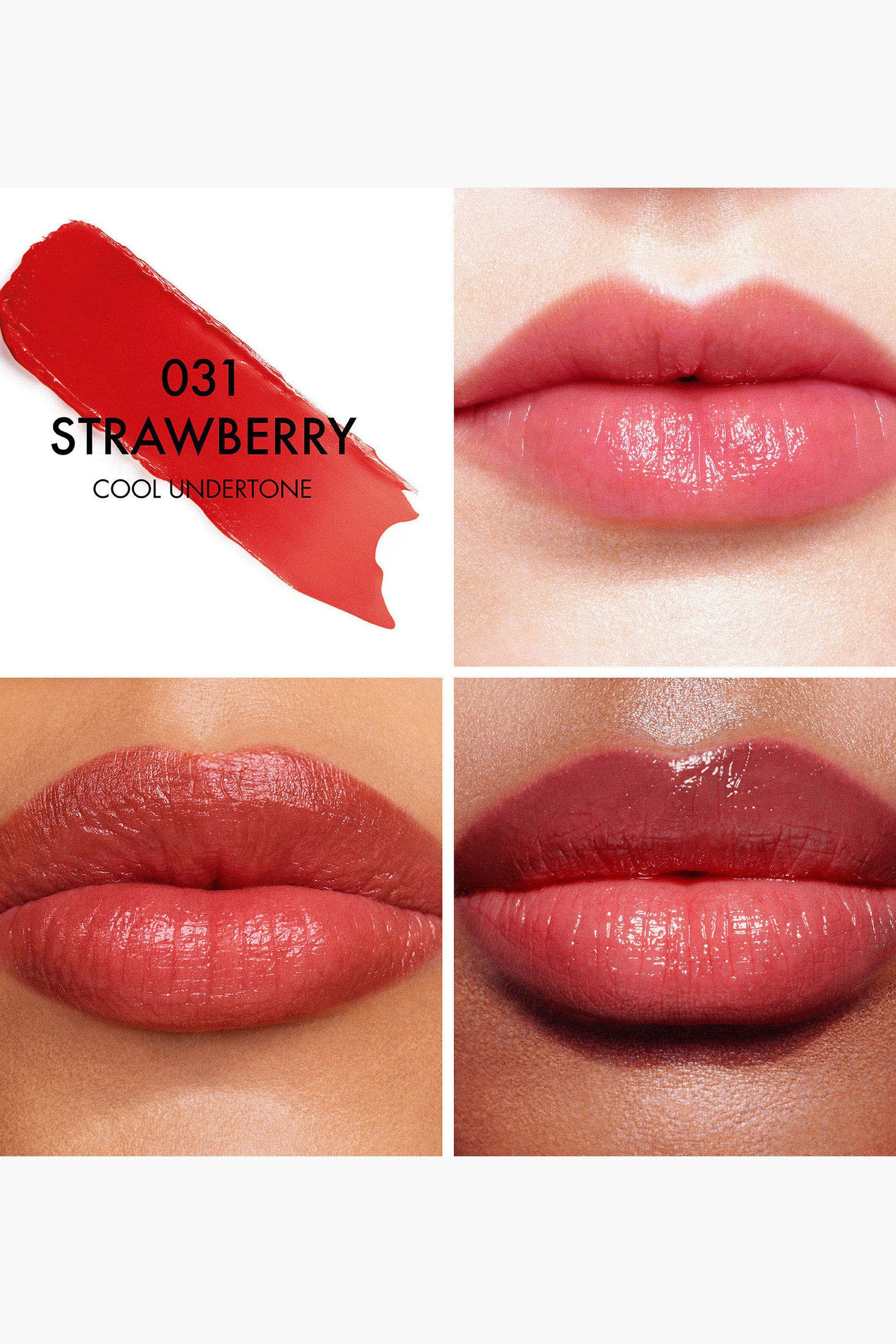 Dior Addict Lip Glow 031 Strawberry cool undertone